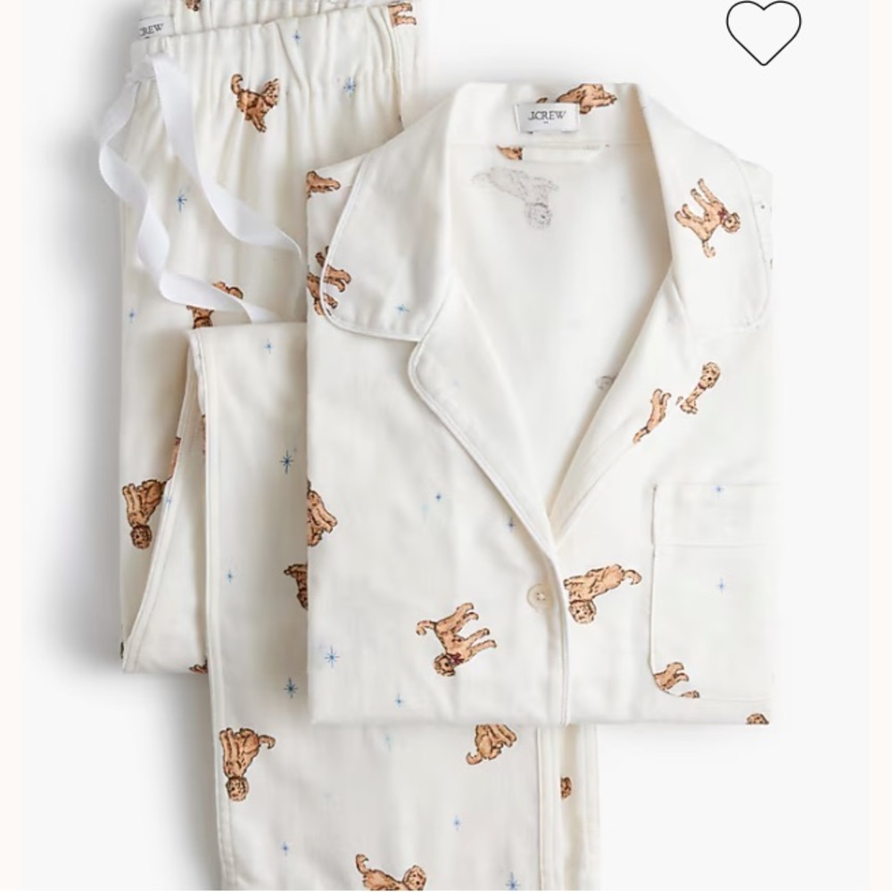NWT! J Crew flannel pajama set